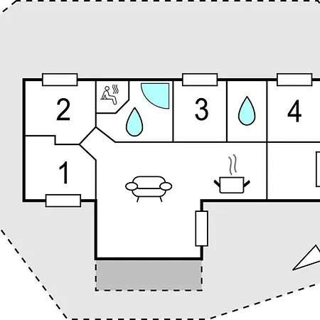 Prázdninový dům Four-bedroom In Rudkobing